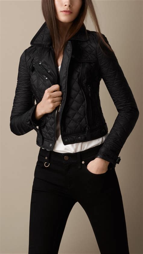 burberry brit leather jacket|Burberry Brit jacket price.